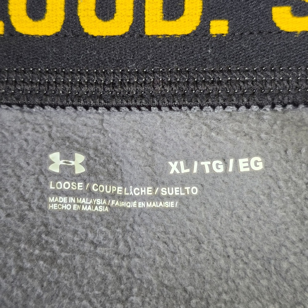 Under Armour Project Rock Sweatpants Mens XL Grey Joggers Athletic Lounge - Picture 6 of 13